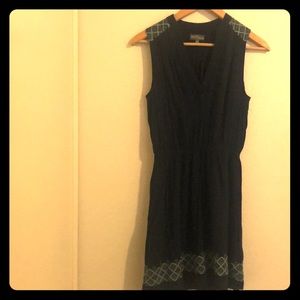 Market & Spruce Navy dress with embroidery details